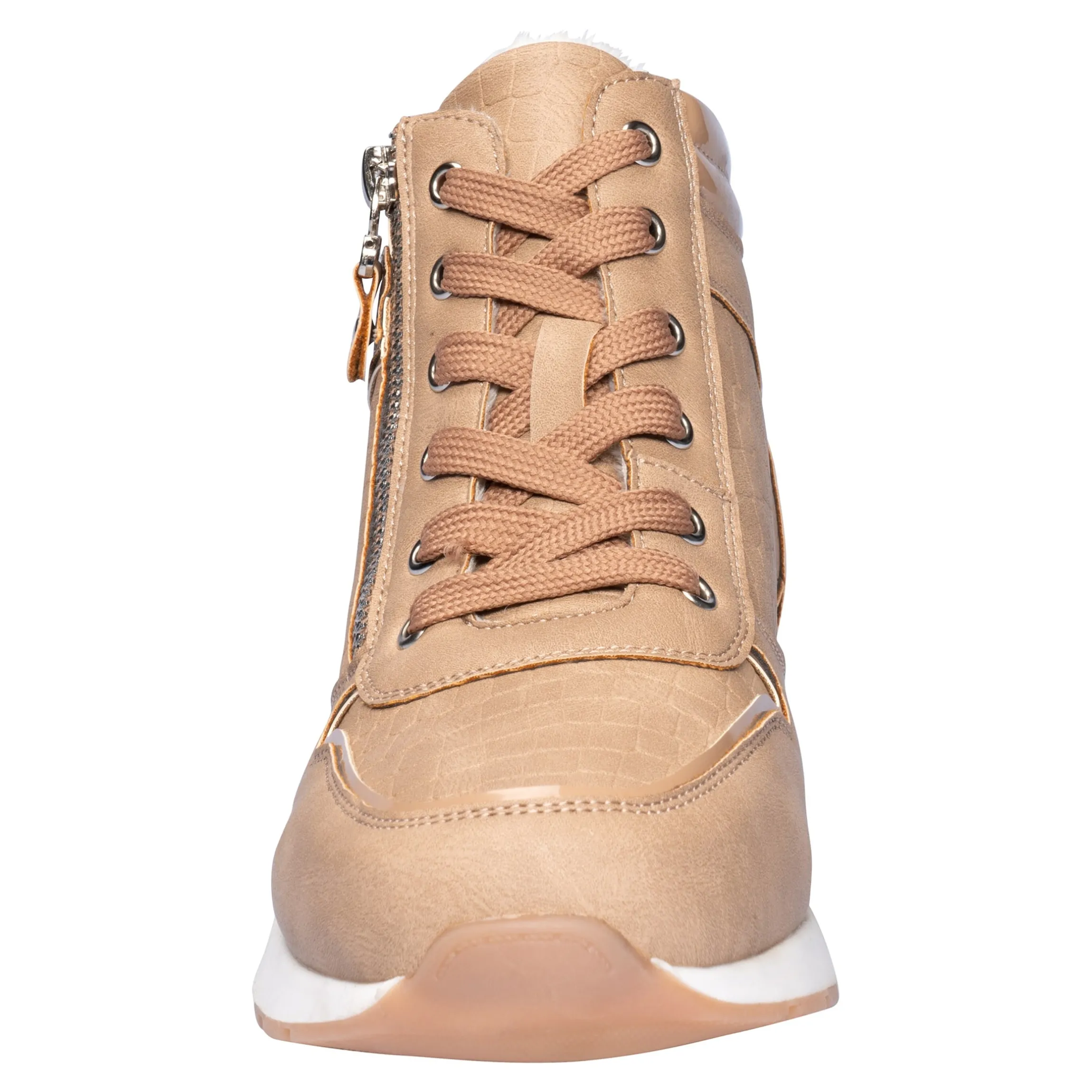 Wärme-Knöchelsneaker „Katja“ taupe