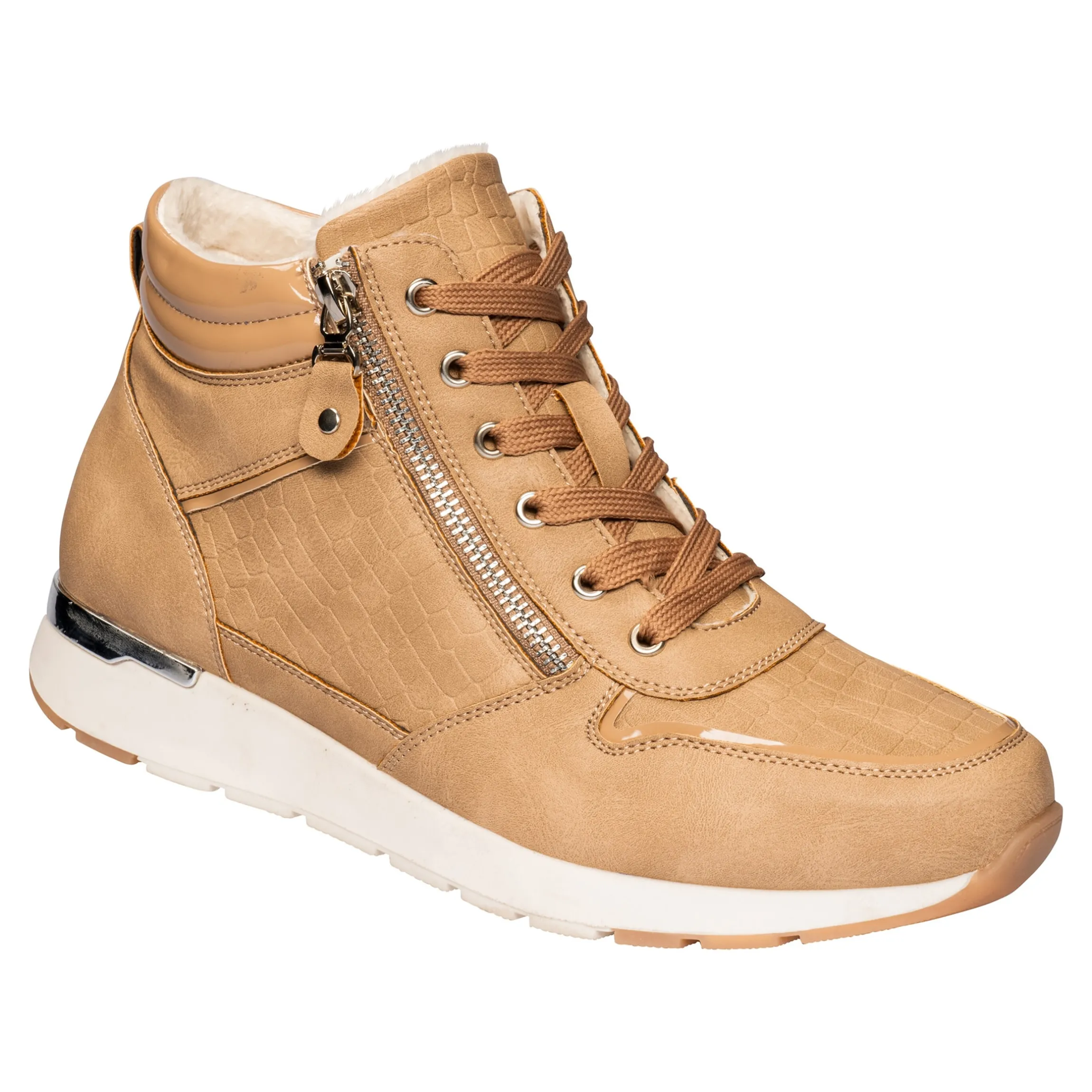 Wärme-Knöchelsneaker „Katja“ taupe