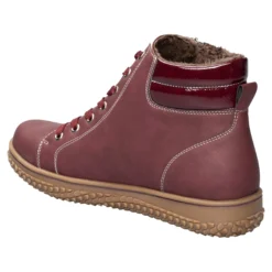 Wärme-Knöchelsneaker "Maria" burgund