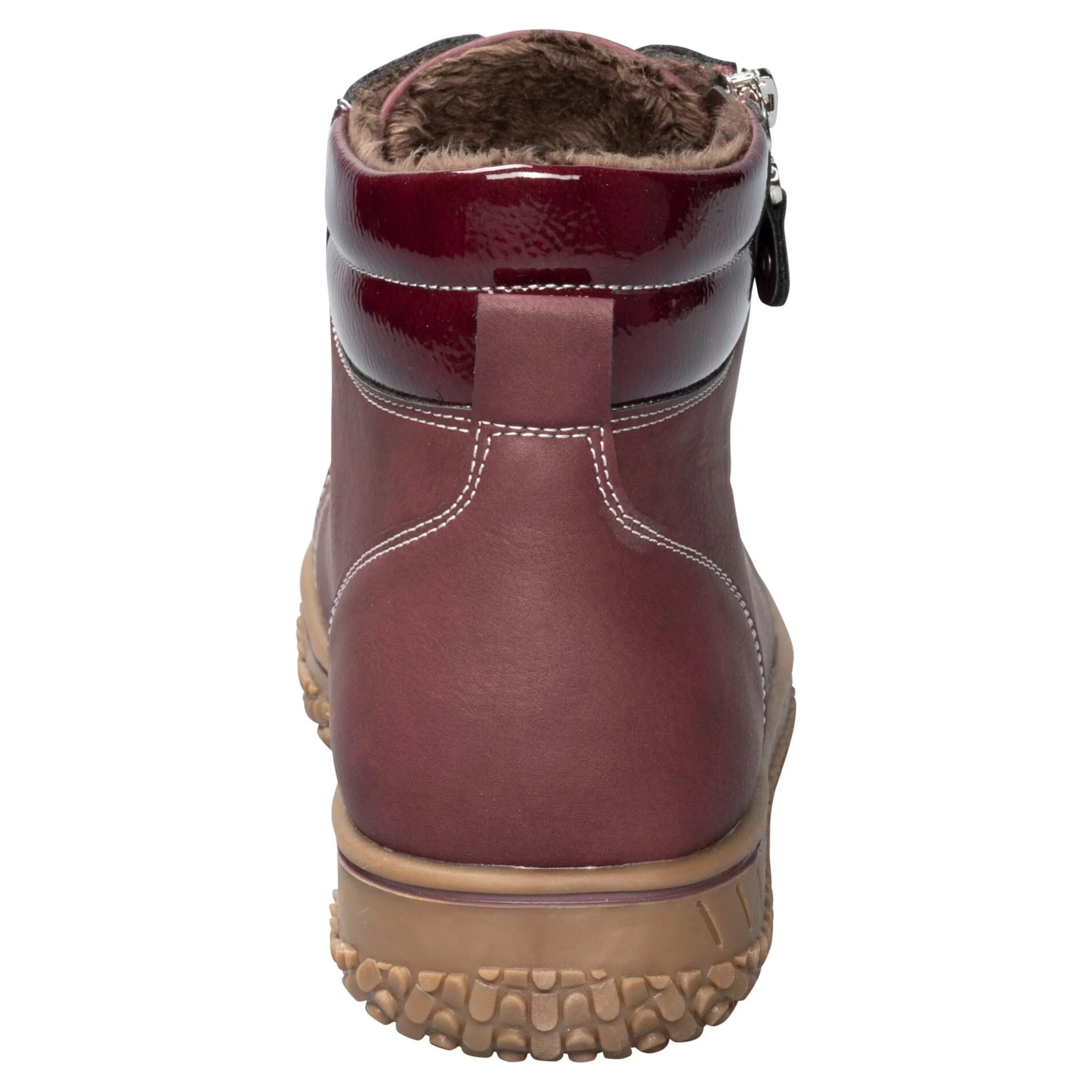 Wärme-Knöchelsneaker "Maria" burgund