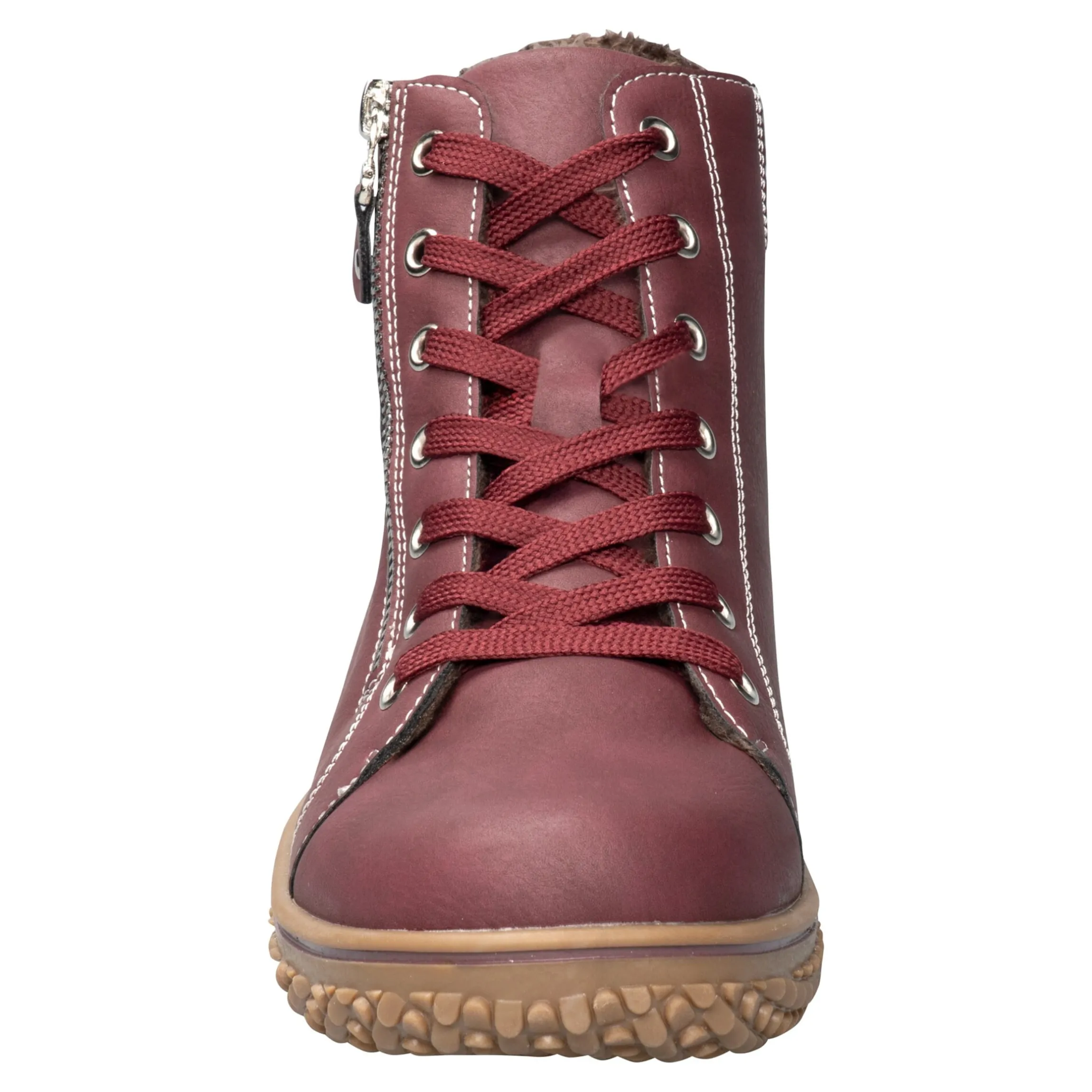 Wärme-Knöchelsneaker "Maria" burgund