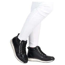 Wärme-Knöchelsneaker mit Leder 