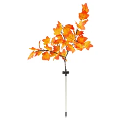 XL-Solar-Gartenstecker Blätterzweig "Ahornblatt"