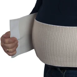 XXL Nierenwärmer mit Stützf, standard eins.beige, stark gerauht Weiß