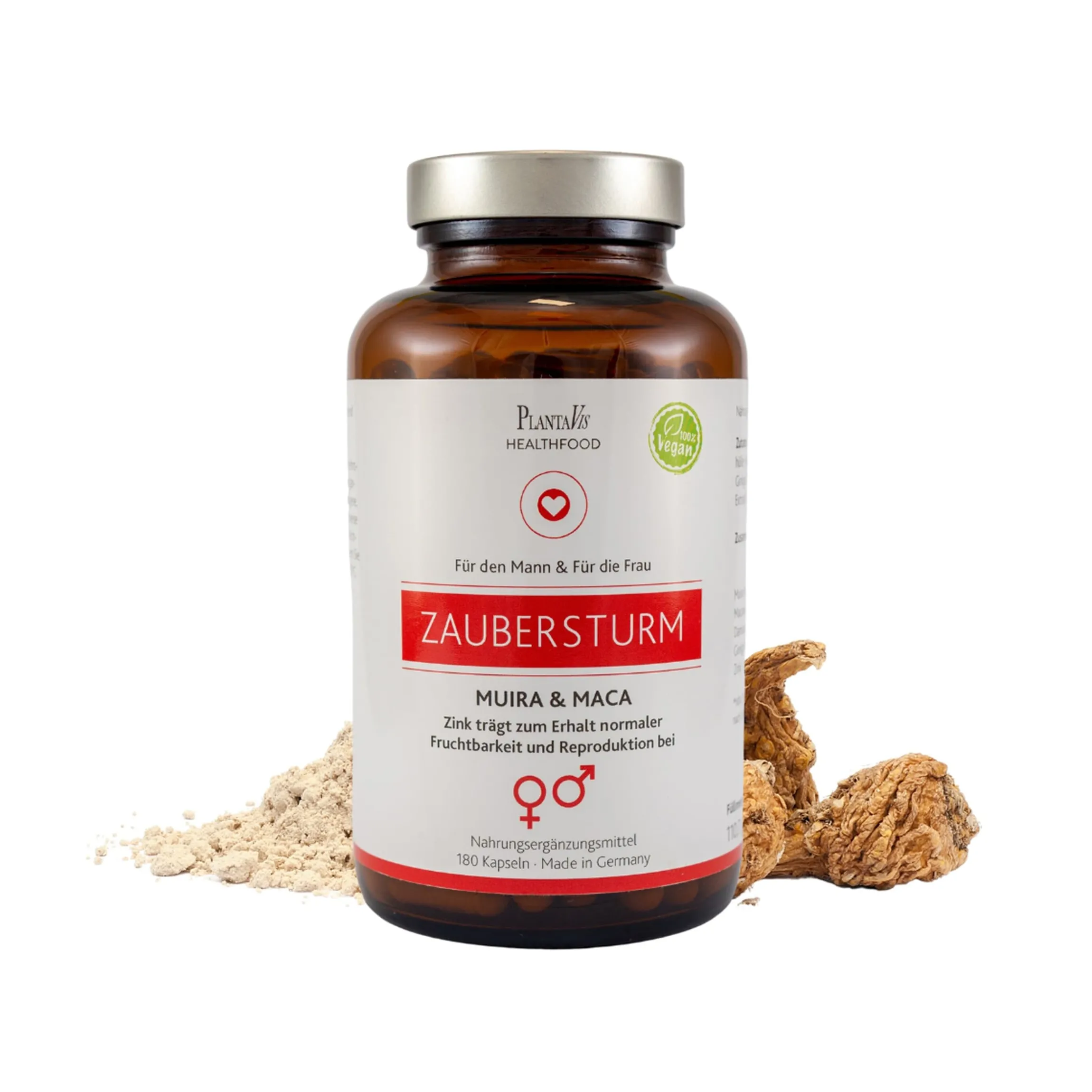 ZauberSturm Muira & Maca, 180 Kapseln, 110,7 g